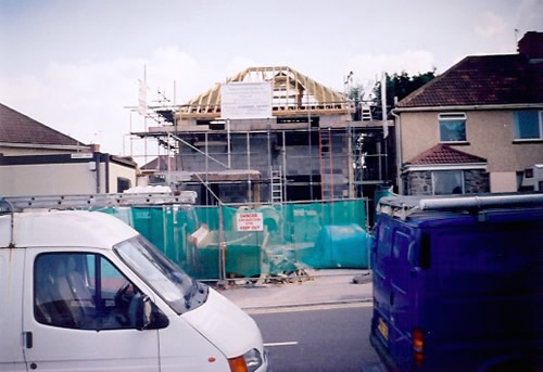 front elevation roof structure