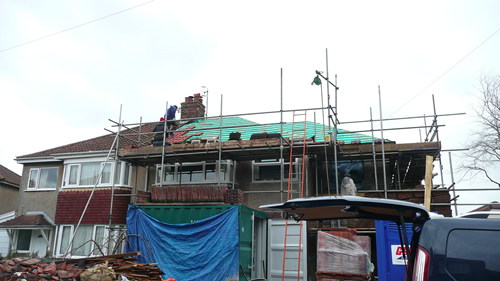 preparation for new roof tiles