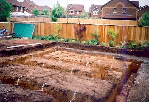 excavations for foundation