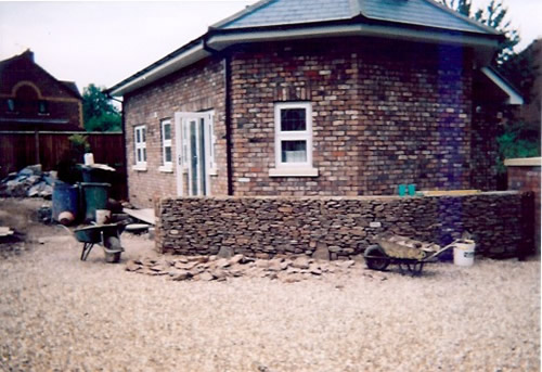 natural stone boundary walls 